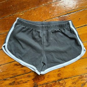 Los Angeles Apparel Women’s Interlock Running Short - Grey